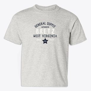 Bretz West Virginia General Supply Youth T-shirt