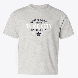 Tahoe City California General Supply Youth T-shirt