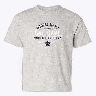 Bat Cave North Carolina General Supply Youth T-shirt