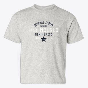 Des Moines New Mexico General Supply Youth T-shirt