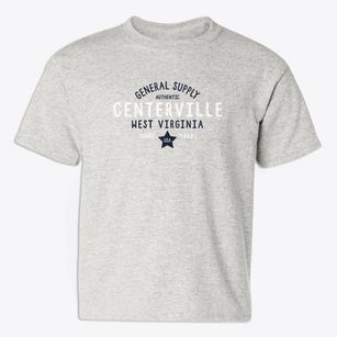 Centerville West Virginia General Supply Youth T-shirt