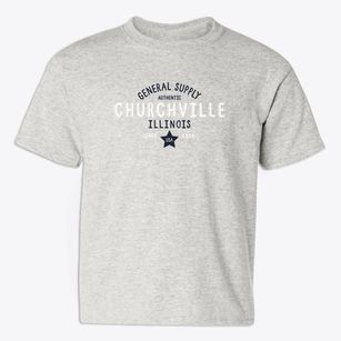 Churchville Illinois General Supply Youth T-shirt