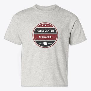 Hayes Center Nebraska Americana Youth T-shirt