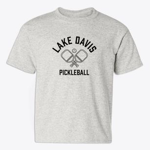 Lake Davis California Pickleball Youth T-shirt