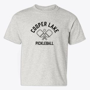 Cooper Lake Wyoming Pickleball Youth T-shirt