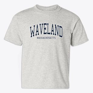 Waveland Massachusetts Traditional Youth T-shirt
