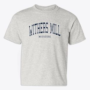 Withers Mill Missouri Traditional Youth T-shirt