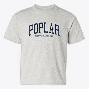 Poplar North Carolina Traditional Youth T-shirt