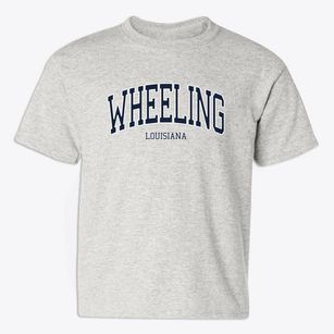 Wheeling Louisiana Traditional Youth T-shirt