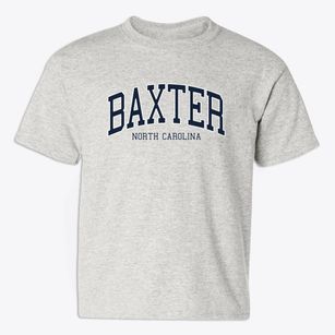 Baxter North Carolina Traditional Youth T-shirt
