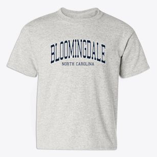 Bloomingdale North Carolina Traditional Youth T-shirt
