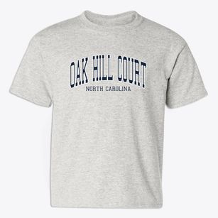 Oak Hill Court North Carolina Traditional Youth T-shirt