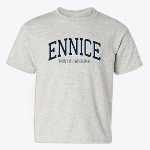 Ennice North Carolina Traditional Youth T-shirt