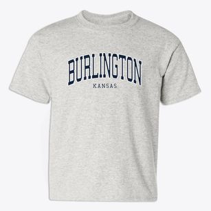 Burlington Kansas Traditional Youth T-shirt