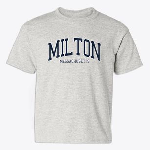 Milton Massachusetts Traditional Youth T-shirt