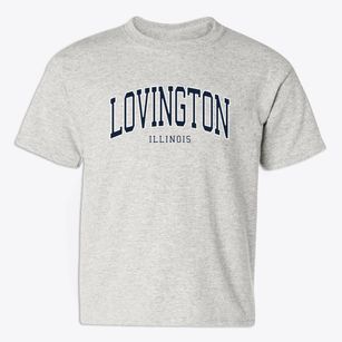 Lovington Illinois Traditional Youth T-shirt