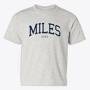 Miles Iowa Traditional Youth T-shirt