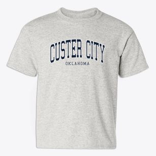 Custer City Oklahoma Traditional Youth T-shirt