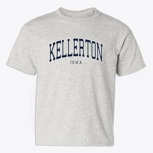 Kellerton Iowa Traditional Youth T-shirt