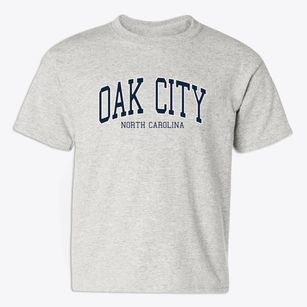 Oak City North Carolina Traditional Youth T-shirt