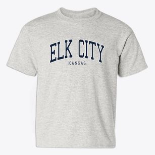 Elk City Kansas Traditional Youth T-shirt
