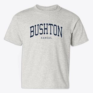 Bushton Kansas Traditional Youth T-shirt