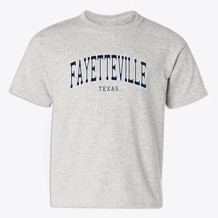 Fayetteville Texas Traditional Youth T-shirt