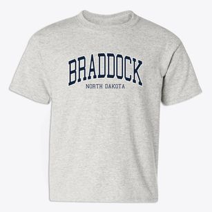 Braddock North Dakota Traditional Youth T-shirt