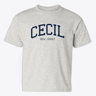 Cecil New Jersey Traditional Youth T-shirt