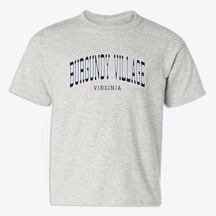 Burgundy Village Virginia Traditional Youth T-shirt