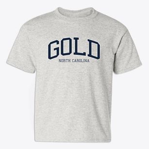 Gold North Carolina Traditional Youth T-shirt