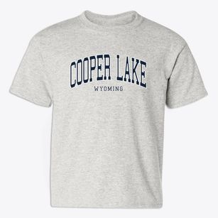 Cooper Lake Wyoming Traditional Youth T-shirt