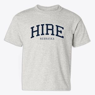 Hire Nebraska Traditional Youth T-shirt