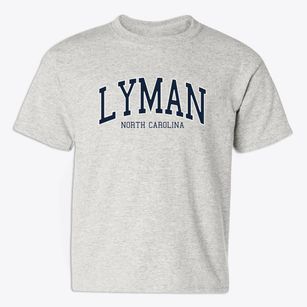 Lyman North Carolina Traditional Youth T-shirt