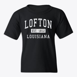 Lofton Louisiana Classic Established Youth T-shirt