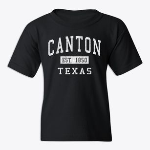 Canton Texas Classic Established Youth T-shirt