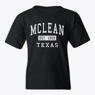 Mclean Texas Classic Established Youth T-shirt