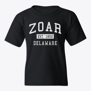 Zoar Delaware Classic Established Youth T-shirt
