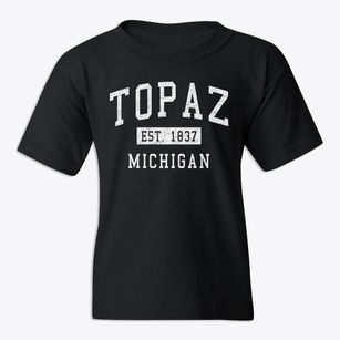 Topaz Michigan Classic Established Youth T-shirt
