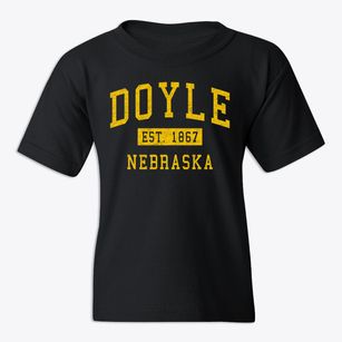 Doyle Nebraska Classic Established Youth T-shirt