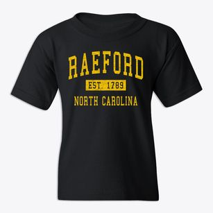 Raeford North Carolina Classic Established Youth T-shirt
