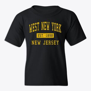 West New York New Jersey Classic Established Youth T-shirt