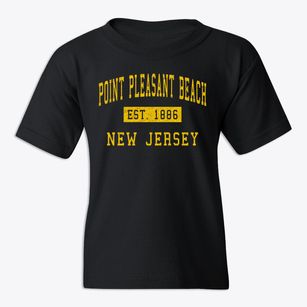 Point Pleasant Beach New Jersey Classic Established Youth T-shirt