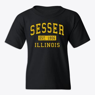 Sesser Illinois Classic Established Youth T-shirt