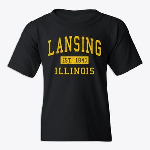 Lansing Illinois Classic Established Youth T-shirt
