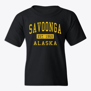 Savoonga Alaska Classic Established Youth T-shirt