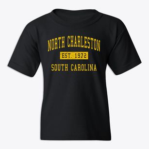 North Charleston South Carolina Classic Established Youth T-shirt