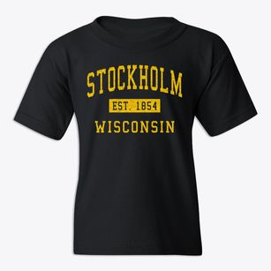Stockholm Wisconsin Classic Established Youth T-shirt