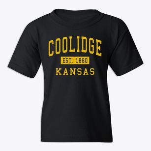 Coolidge Kansas Classic Established Youth T-shirt