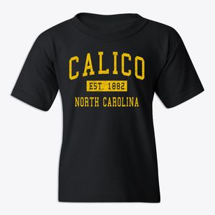 Calico North Carolina Classic Established Youth T-shirt